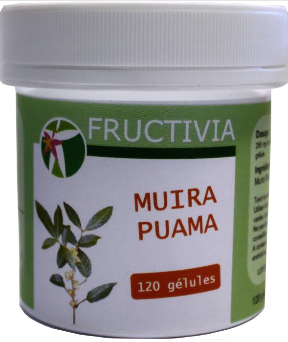 Muira Puama fructivia 120 gélules