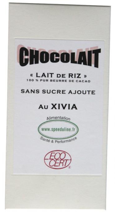 chocolat au lait de riz et xylitol