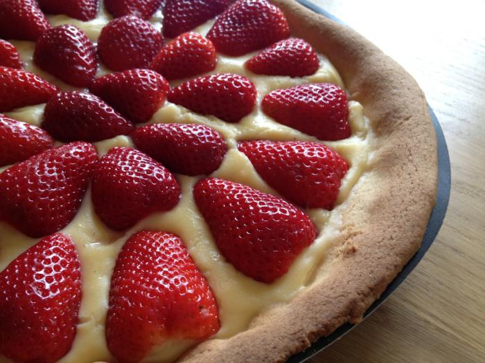 tarte aux fraises