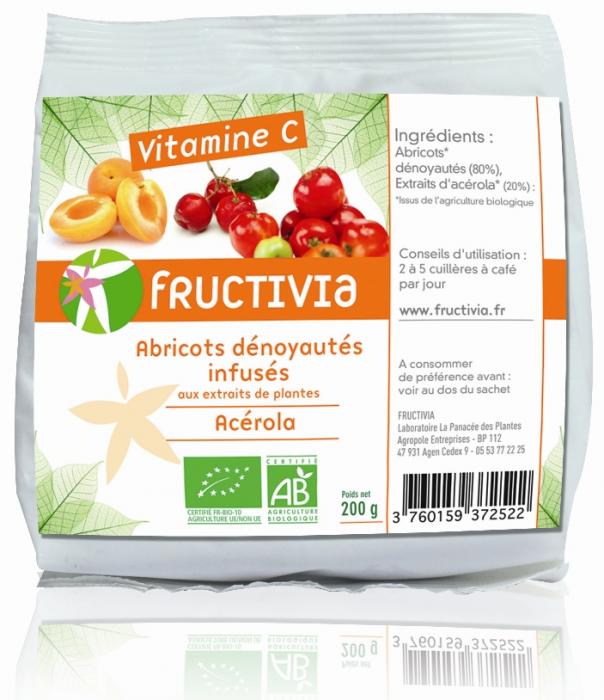 Fruits santé abricots vitamine c Bio Fructivia