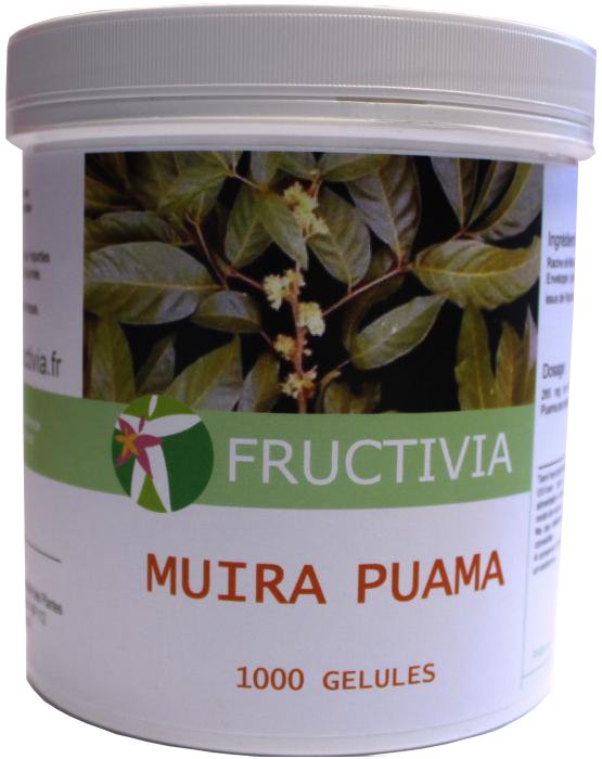 muira puama muirapuama FRUCTIVIA 1000 gélules