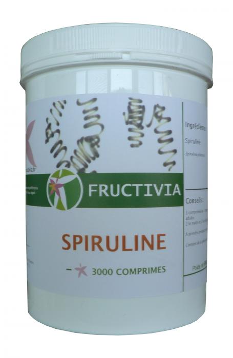 Spiruline - 3000 comprimés - fructivia
