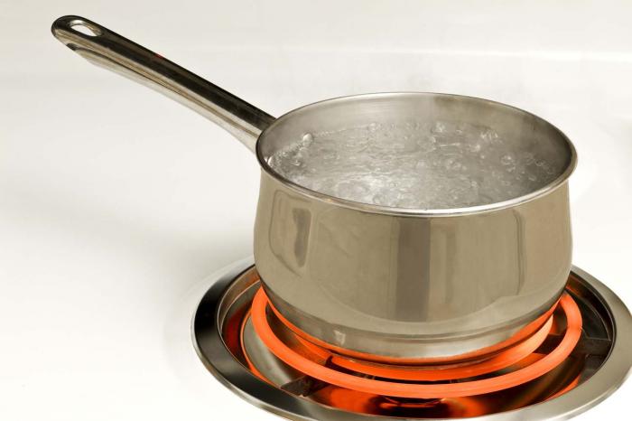 Cuisson à l'eau