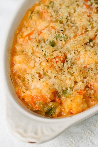 Gratin crevettes et poisson