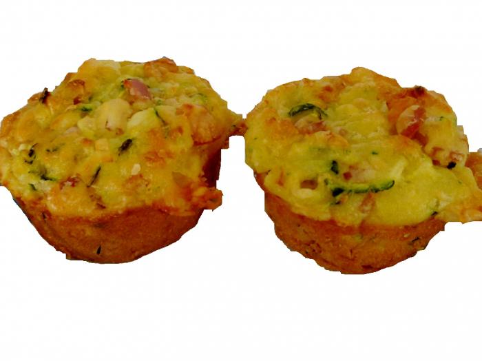 muffin courgette curcuma