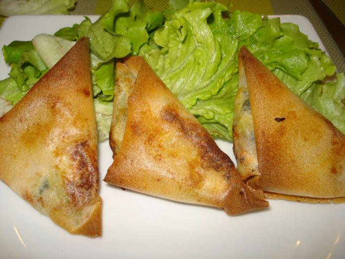 Samoussa chevre