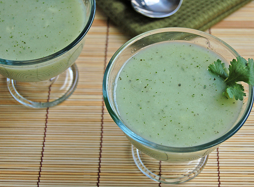Soupe de concombre